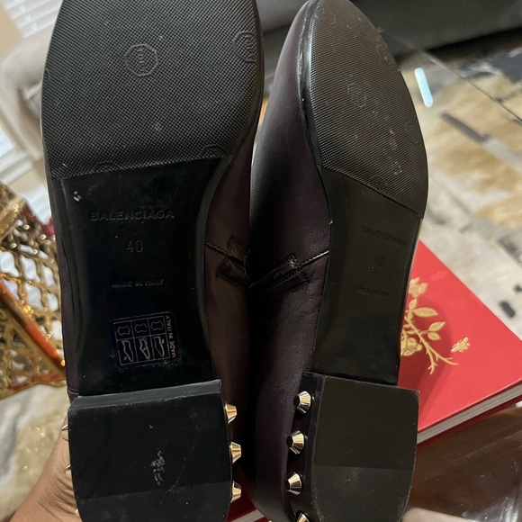 Balenciaga Leather Studded Ankle Boot. Size 40. - Picture 8 of 9